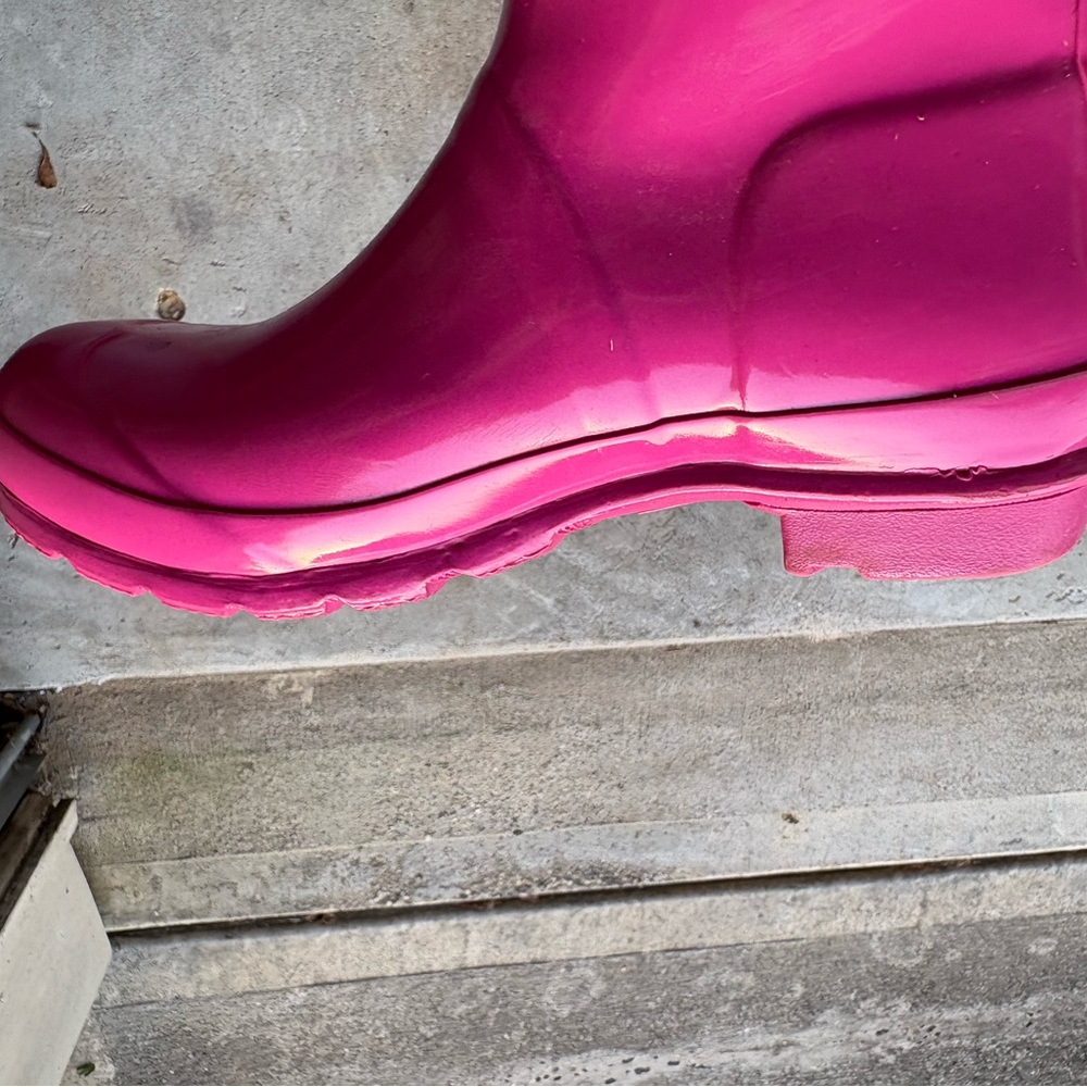 Hunter Pink Rain Boots - Picture 13 of 15